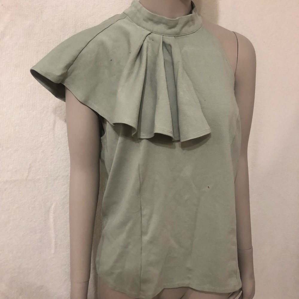 Sage green beautiful top from Anthropology